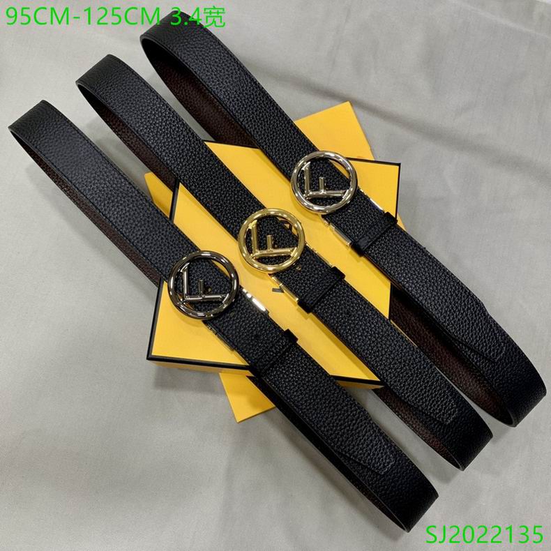 Fendi Belt 34mmX95-125cm 7D06